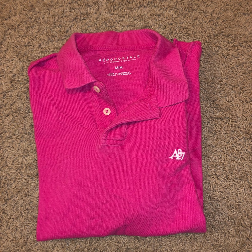 Pink polo